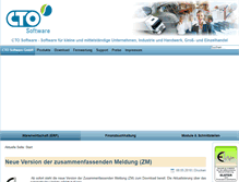 Tablet Screenshot of ctosoftware.de
